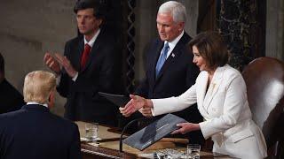 Trump snubs Pelosi handshake