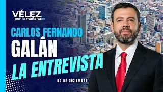  La Entrevista | Carlos Fernando Galán | Bogotá no tendrá racionamiento de agua en Navidad