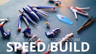 Rising Freedom Gundam Plain Build | ASMR Unbox & Build