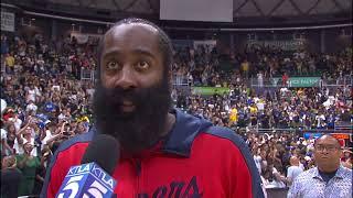 James Harden talks first Preseason Game | October 5, 2024