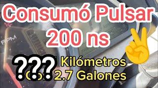 Consumó Kilómetros Moto Pulsar 200 ns Carburada Antigua modeló 2015 Prueba 1