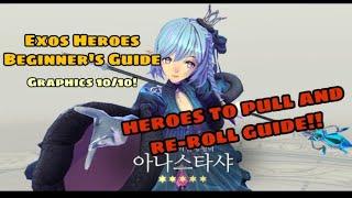 Exos Heroes GLOBAL Re-Roll, Tier list and Hero to PULL!