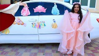 شفا سوف تذهب إلى حفلة الأميرات !!Shafa are going to party - Princess Adventure