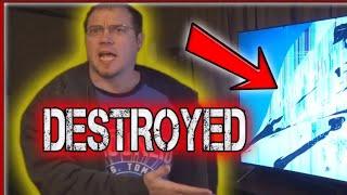 KIDS DESTROY DAD'S $2000 TV! (FamilyOFive Re-Upload)