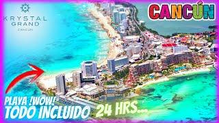  Hotel Krystal Cancun SUPER CHEAP  WOW beach  HOTEL ZONE  Hotel with 3B ▶ TIPS  REAL Guide