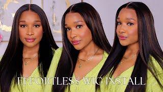 EFFORTLESS WIG INSTALL: PRE-EVERYTHING + 100% GLUELESS 3D DOME CAP FITTED WIG 30% OFF SALE