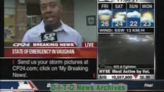 TORNADO IN TORONTO! Coverage by CP24 (CTV NEWS)