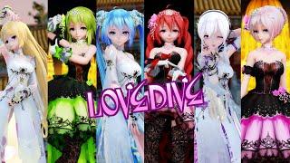 【MMD】IVE - LOVE DIVE【Vocaloids】(18 models) [4K]