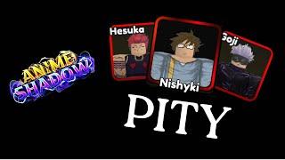 PITY DE CADA MITICO EN ANIME SHADOW ROBLOX!