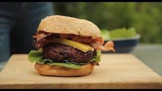 Genevieve Taylor's Ultimate Bacon Cheeseburger on a Napoleon BBQ