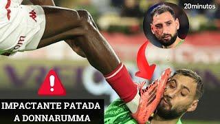 LA PATADA A DONNARUMMA: el meta del PSG fue sustituido