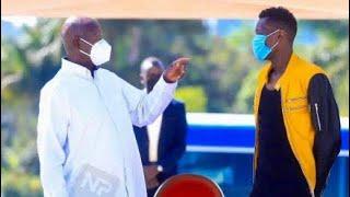 Jose Chameleon meets President Museveni, asks for a BIG Studio to inspire Ghetto Youths, praises him