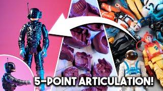 How to MAKE YOUR OWN ACTION FIGURE! (Using NON-DESTRUCTIVE vintage toy sampling!)