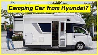Motorhome from Hyundai that starts around $42K USD. Can you believe it? 1st RV car from Hyundai!