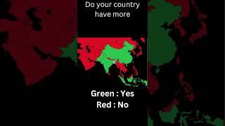 Do your country have more population than Bangladesh? #shorts #geography