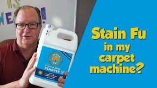 Can I use Stain Fu in my carpet machine? | STAIN FU