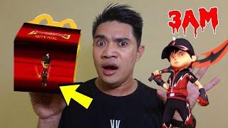 JANGAN BELI BOBOIBOY HAPPY MEAL MCDONALD'S JAM 3 PAGI | BOBOIBOY DATENG MENYERANG KAMI