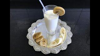 Easy Recipe -  Fig Banana Shake | Banana Shake | Healthy Sunnah | Muzza’Tin Shake | Injeer Shake |