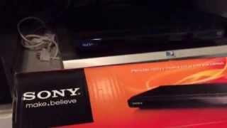 Sony DVD Player DVP-SR210P from Walmart. Review by Mr Tims. Compact and slim design. Space saver.