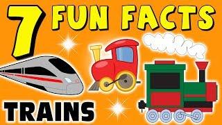 7 FUN FACTS ABOUT TRAINS! FACTS FOR KIDS! Train! Learning Colors! Thomas! Tank Engine! Sock Puppet!