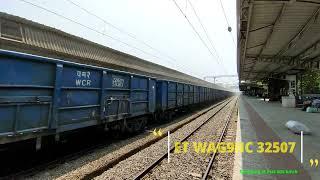 INDIA'S FASTEST FREIGHT TRAIN AT 105KMPH -INDIAN RAILWAYS