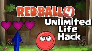 HOW TO GET UNLIMITED LIVES IN RED BALL 4