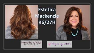 Estetica Mackenzie R6/27H | WIG REVIEW | Long, wavy hair, lace front, updos | WEDDING HAIR!!!