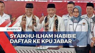 Ahmad Syaikhu-Ilham Habibie Resmi Mendaftar Pilgub ke KPU Jawa Barat