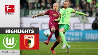 Wolfsburg Saves A Point Late! | VfL Wolfsburg - FC Augsburg | Highlights | Matchday 9 – Bundesliga