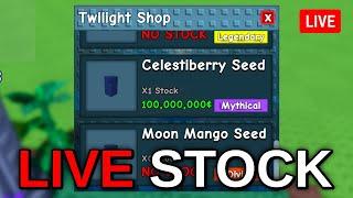 Live  | GROW A GARDEN STOCK, EGGS, WEATHER & COSMETICS! 24/7!