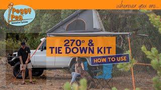 270° Awning Kit - SET UP YOUR AWNING SECURELY! - Peggy Peg