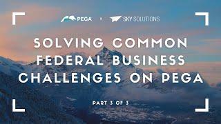 Pega x Sky: Solving Federal Business Challenges on Pega - Expert Panel Discussions Part 3 of 3