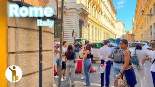 Rome, Italy  - Old Streets and Fountains - 4K 60fps HDR Walking Tour