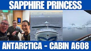 Balcony Cabin A608 on the Sapphire Princess | Antarctica Voyage | Full Cabin Tour & Review