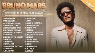 Bruno Mars Songs 2024 ~ Greatest Hits Full Album 2024 ~ Top 30 Best Playlist Of All Time (Lyrics)