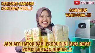 JADI AFFILIATOR DARI PRODUK INI BISA DAPAT KOMISI JUTAAN RUPIAH..!! KERJANYA GAMPANG, KOMISINYA GEDE