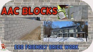 AAC BLOCKS - Eco friendly low cost construction brick