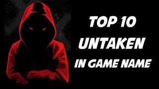 10 DANGEROUS GAMING NAME | unique nickname for FREEFIRE, PUBG, BGMI