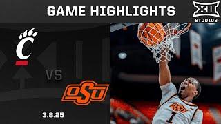 Cincinnati vs. Oklahoma State Game Highlights | 2024-25 Big 12 Men’s Basketball