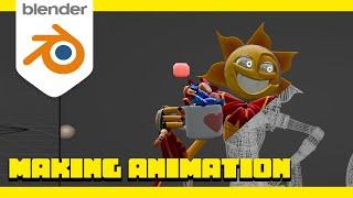 Making 3D animation in Blender ! Next game teaser with Moon