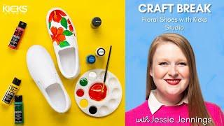 Craft Break: Kicks Studio Hibiscus Shoes!