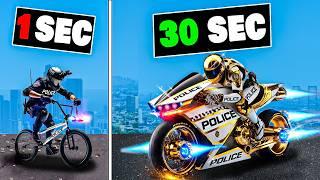 Every 30 seconds my police bike gets more expensive in GTA 5