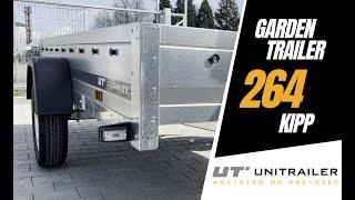 Long single-axle trailer Unitrailer Garden Trailer 264 KIPP