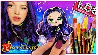 MAL DESCENDANTS 3  Custom LOL Surprise Doll HAIR GOALS - DIY