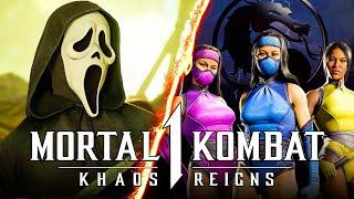 Mortal Kombat 1 - NEW Ghostface Intros & NEW Klassic Skins for Mileena, Kitana & Tanya!