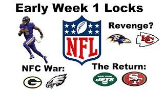 NFL 2024 Way Too Early Week 1 Betting Locks