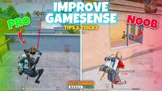 HOW TO IMPROVE GAME SENSE IN PUBG MOBILEGAME SENSE TIPS & TRICKS BATTLEGROUNDS MOBILE INDIA BGMI