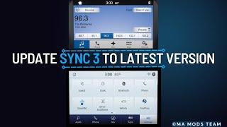 Update SYNC 3 Navigation MAPS and Software Version