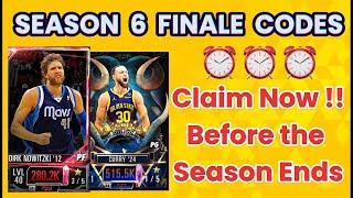 nba 2K mobile codes !! Hurry up and Redeem these Season 6 Finale Codes Before S6 Ends #nba2kmobile