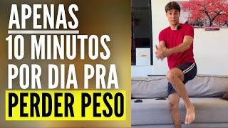 Cardio Hiit 10 minutos para fortalecer músculos e queimar gordura em casa | HENRICH LIMA